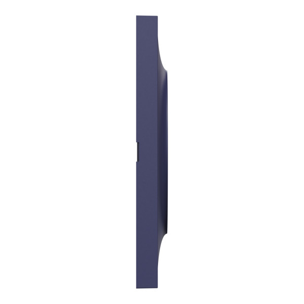 Odace styl, plaque cobalt 3 postes horiz./vert. entraxe 71mm