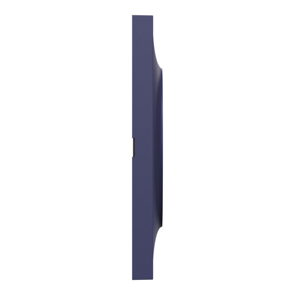 Odace styl, plaque cobalt 4 postes horiz./vert. entraxe 71mm
