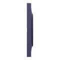 Odace styl, plaque cobalt 4 postes horiz./vert. entraxe 71mm