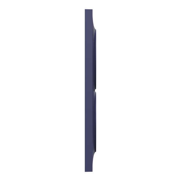 Odace styl, plaque cobalt 2 postes verticaux entraxe 57mm