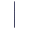 Odace styl, plaque cobalt 3 postes verticaux entraxe 57mm