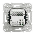 Prise USB double blanc recyclé Schneider Odace type A+C 5Vcc 2,4A