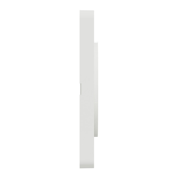 Plaque blanche Schneider Odace Touch 1 poste RAL9003