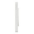 Plaque blanche Schneider Odace Touch 3 postes entraxe 71mm