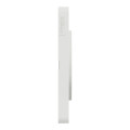 Odace kvardrat, plaque perle/blanc 3 postes horiz. ou vert. entraxe 71mm