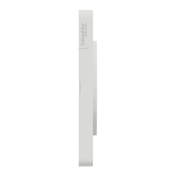 Plaque blanche Schneider Odace Touch 4 postes entraxe 71mm