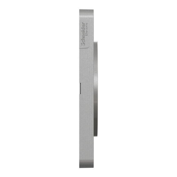 Odace kvardrat, plaque perle/alu 3 postes horiz. ou vert. entraxe 71mm