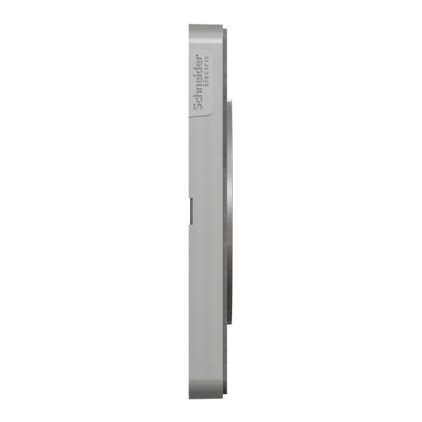 Plaque ardoise avec liseré aluminum Schneider Odace Touch 4 postes entraxe 71mm