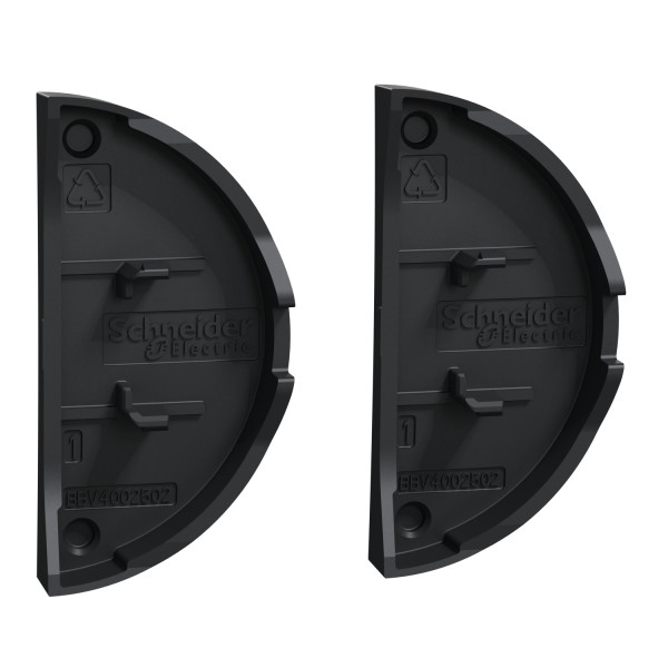 Enjoliveur double Anthracite pour Double Va et Vient et Poussoir Odace Schneider Electri