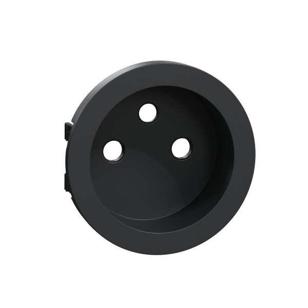 Enjoliveur Prise de Courant 2P + T Anthracite Odace Schneider Electric - 16 A