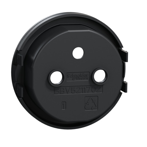 Enjoliveur Prise de Courant 2P + T Anthracite Odace Schneider Electric - 16 A