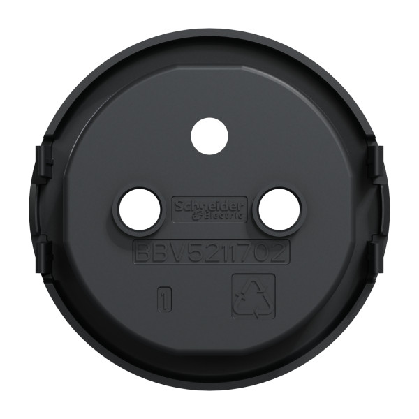 Enjoliveur Prise de Courant 2P + T Anthracite Odace Schneider Electric - 16 A