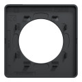 Plaque anthracite Schneider Odace Touch 1 poste