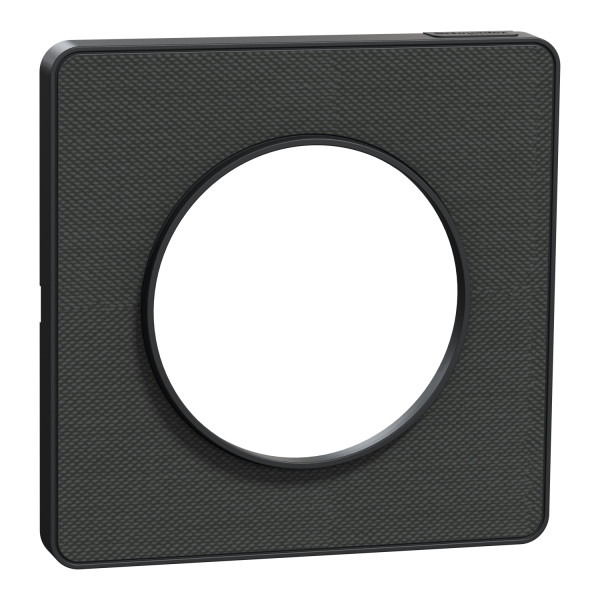 Odace kvardrat- plaque de finition 1 poste - ombre/ant