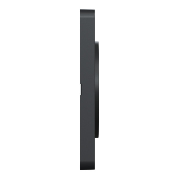 Odace kvardrat- plaque de finition 1 poste - perle/anth