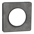 Plaque ardoise liseré anthracite Schneider Odace Touch 1 poste