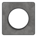 Plaque ardoise liseré anthracite Schneider Odace Touch 1 poste