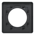 Plaque ardoise liseré anthracite Schneider Odace Touch 1 poste
