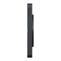 Plaque anthracite Schneider Odace Touch 2 postes entraxe 71mm