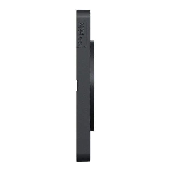 Plaque ardoise avec liseré anthracite Schneider Odace Touch 2 postes entraxe 71mm