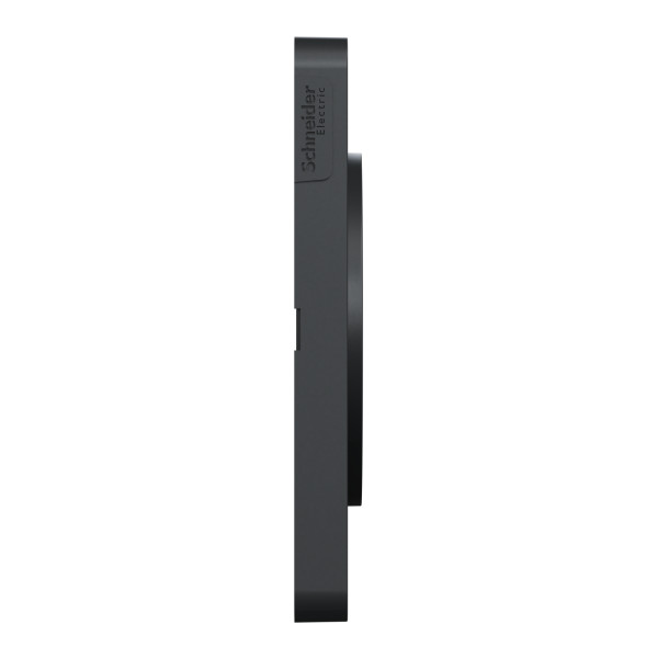 Plaque anthracite Schneider Odace Touch 3 postes entraxe 71mm