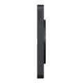 Plaque Anthracite 3 Postes Horizontaux ou Verticaux Entraxe 71 mm Odace Touch Schneider