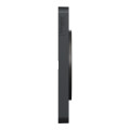 Plaque bronze brossé avec liseré anthracite Schneider Odace Touch 3 postes entraxe 71mm