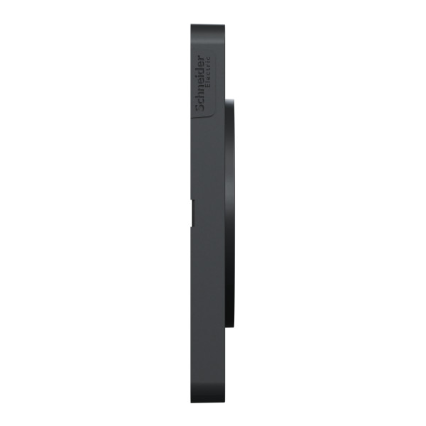 Plaque anthracite SchneiderOdace Touch 4 postes entraxe 71mm 