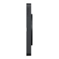 Plaque anthracite SchneiderOdace Touch 4 postes entraxe 71mm 