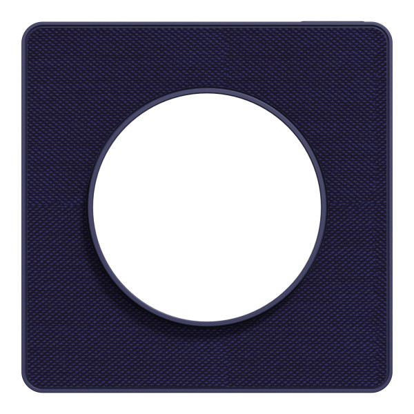 Odace kvardrat- plaque de finition 1 poste -roi/cob