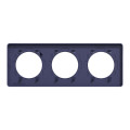 Odace kvardrat, plaque roi/cob 3 postes horiz. ou vert. entraxe 71mm