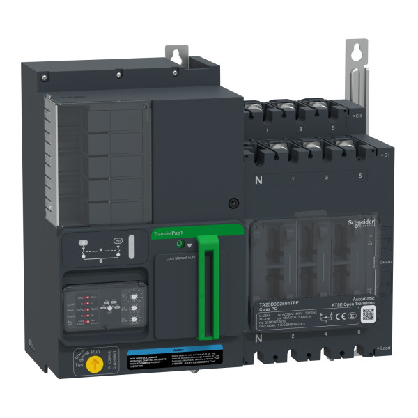 Transferpact ta250 - inverseur de sources - commutateurs - 250a - 3p - 400vca