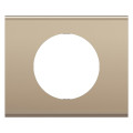  plaque de finition céliane 1 poste - nickel satiné