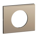  plaque de finition céliane 1 poste - nickel satiné
