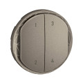 Enjoliveur commande 4 scénarios sans fils céliane with netatmo - titanium