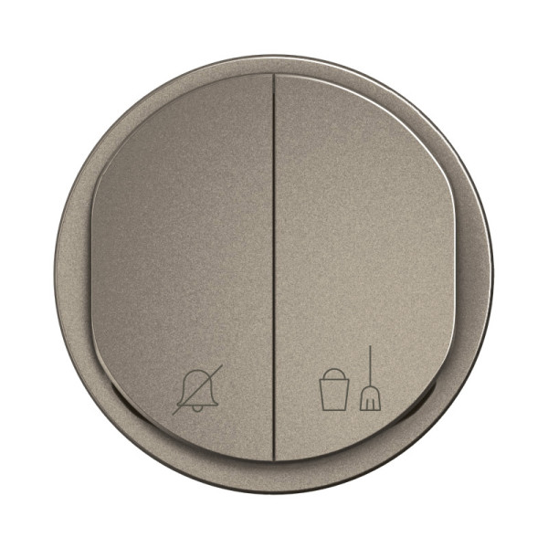 Enjoliveur commande ne pas déranger/faire la chambre céliane - titanium