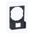 Harmony porte étiquette 30 x 40 mm affleurant tête carrée - Ø22 - sans étiquette