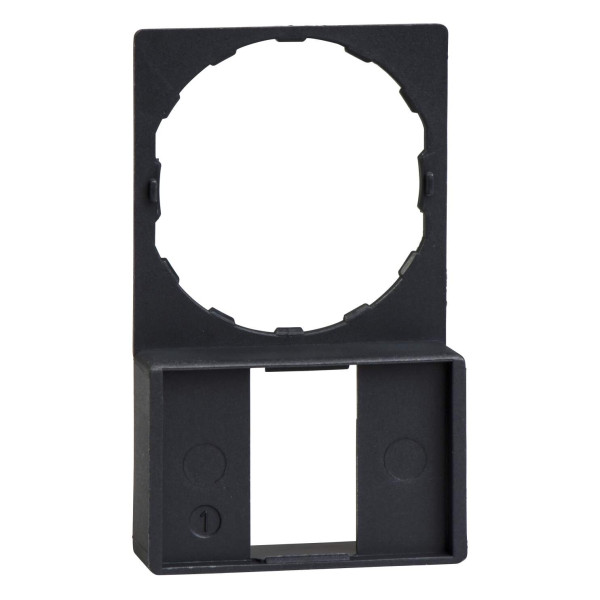 Harmony porte étiquette 30 x 50 mm affleurant tête carrée - Ø22 - sans étiquette