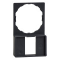 Harmony porte étiquette 30 x 50 mm affleurant tête carrée - Ø22 - sans étiquette
