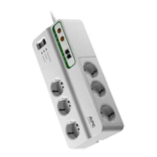 Apc Home/office Surgearrest 6 Outlets With Phone And Coax Protection 230v Italy