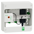 Tableau de communication VDI Schneider Resi9 grade 3TV 4 RJ45 categorie 6a 13 modules 1 rangée