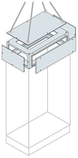  gaine haut raccordem.cÂble 400x400 lxp - ABB - ER4040K