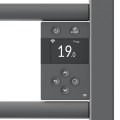 Radiateur sèche-serviettes connecté riva 5 500w gris menhir