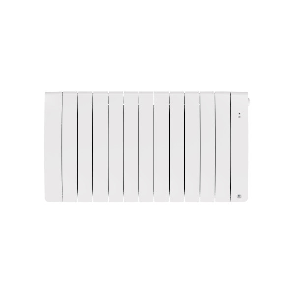 Radiateur chaleur douce connecté bilbao 4 horizontal 2000w blanc brillant