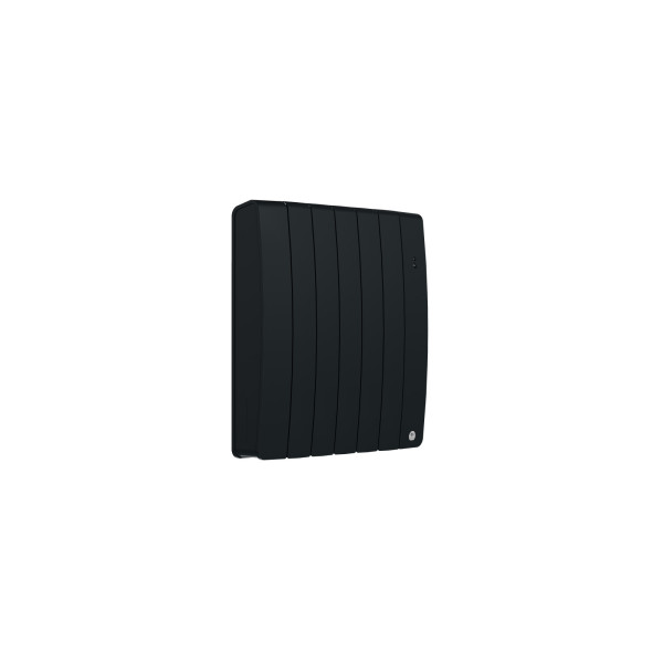 Radiateur chaleur douce connecté bilbao 4 horizontal 1500w gris ardoise