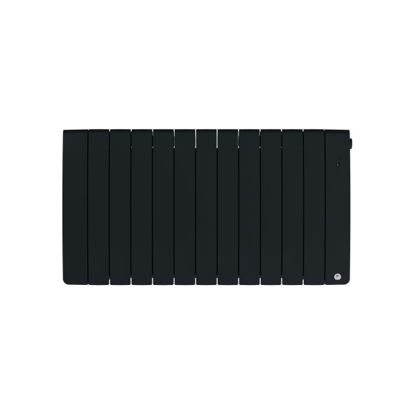 Radiateur chaleur douce connecté bilbao 4 horizontal 2000w gris ardoise
