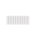 Radiateur chaleur douce connecté bilbao 4 bas 1000w blanc brillant