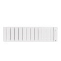 Radiateur chaleur douce connecté bilbao 4 bas 1400w blanc brillant