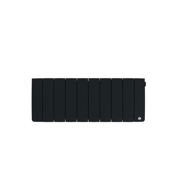 Radiateur chaleur douce connecté bilbao 4 bas 1000w gris ardoise