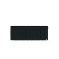 Radiateur chaleur douce connecté bilbao 4 bas 1000w gris ardoise